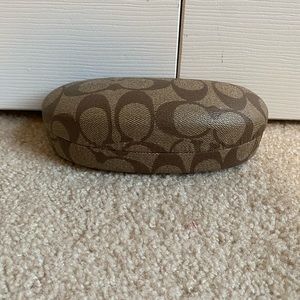 GUC Coach Glasses Case in Brown Monogram
